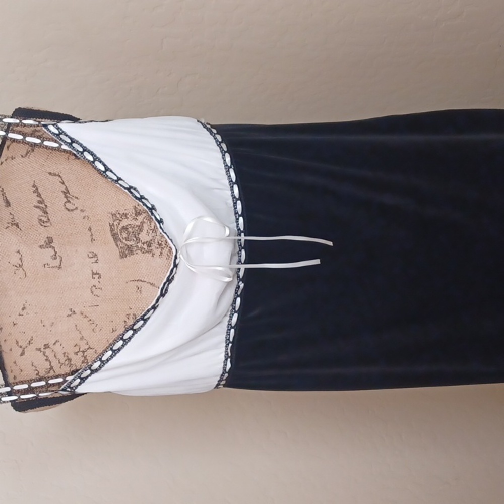 DOLLSKILL SUGAR THRILLZ PS I LOVE YOU VELVET DRESS 1X BLACK/WHITE
